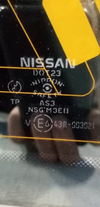 Стекло кузовное глухое левое на Nissan Avenir — фото 5