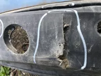 Бампер задний на Volkswagen Tiguan — фото 4