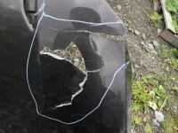 Бампер задний на Hyundai Elantra MD — фото 3
