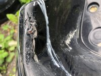 Бампер задний на Honda Pilot — фото 8