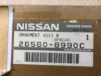 Отражатель в бампер задний правый на Nissan X-Trail T32 — фото 4