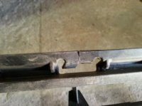 Решетка в бампер центральная на Volkswagen Jetta A6 — фото 13