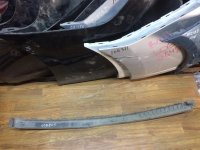 Спойлер переднего бампера левый на Opel Corsa D — фото 2