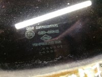 Стекло двери задней левой форточка на Renault Sandero B90 — фото 2