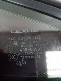 Стекло кузовное глухое левое на Lexus RX270 AL10 — фото 4