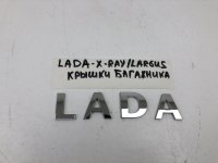 Эмблема на крышку багажника на Lada Largus — фото 1