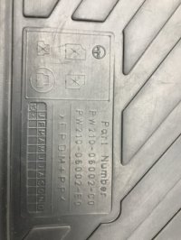 Коврик салона на Toyota Camry XV70 — фото 8