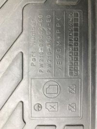 Коврик салона на Toyota Camry XV70 — фото 9