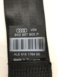 Ремень безопасности задний левый на Audi A4 B8 — фото 3