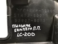 Накладка переднего бампера правая на Toyota Land Cruiser — фото 3
