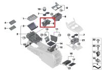 Подстаканник на BMW X5 G05 — фото 3