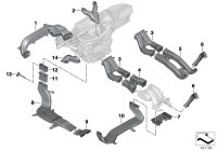 Воздуховод печки на BMW X5 G05 — фото 4