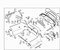 Кронштейн заднего бампера на Mercedes-Benz E-Class W213 — фото 2