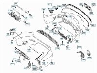Кронштейн заднего бампера левый на Mercedes-Benz GLC-Class X253 — фото 6