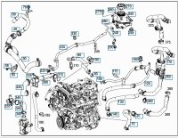 Трубка охлаждающей жидкости металлическая на Mercedes-Benz C-Class W205 — фото 4