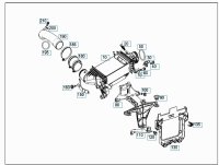 Патрубок интеркулера на Mercedes-Benz C-Class W205 — фото 7