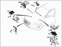 Блок предохранителей на Mercedes-Benz E-Class W213 — фото 2