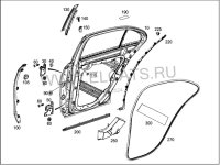 Уплотнитель двери на Mercedes-Benz E-Class W213 — фото 9