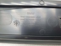 Накладка порога передняя левая на BMW 5-Series E60 — фото 2