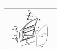Петля двери передней правой верхняя на Mercedes-Benz GLE-Class W166 — фото 5