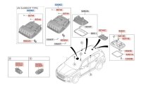 Плафон салонный на Hyundai Santa Fe TM — фото 6