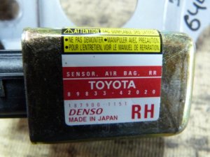 Датчик AIR BAG Toyota RAV 4 2000-2005 (ПОСЛЕ 07/2003г. ЗАДНИЙ ПРАВЫЙ 8983342020) — фото 4