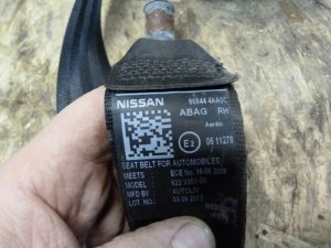 Ремень безопасности передний правый Nissan Almera (G15) 2013-2018 — фото 4