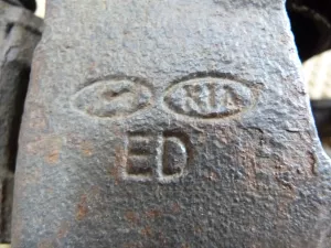Суппорт тормозной передний левый Kia Ceed 2007-2012 (581101H000) — фото 13
