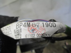 Проводка двери передней левой Mazda 3 (BK) 2002-2009 (BP4M67190D) — фото 4