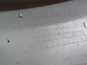 Накладка переднего бампера левая Mercedes Benz W205 2014> (A2058856502) — фото 9