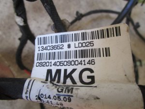 Проводка двери передней левой Opel Astra J 2010-2017 (3 ДВЕРИ 13403652) — фото 8