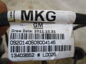 Проводка двери передней левой Opel Astra J 2010-2017 (3 ДВЕРИ 13403652) — фото 9