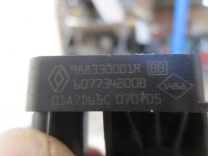 Датчик AIR BAG Renault Laguna III 2008-2015 (988330001R) — фото 4