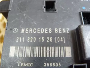Блок управления задней левой двери MERCEDES BENZ W211 E-Klasse 2002-2009 (ЗАДНЕЙ ЛЕВОЙ ДВЕРИ A2118201526) — фото 5