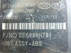 Блок ABS Hyundai Solaris 2010-2017 — фото 8