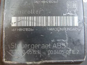 Блок ABS Opel Astra H / Family 2004-2015 — фото 8