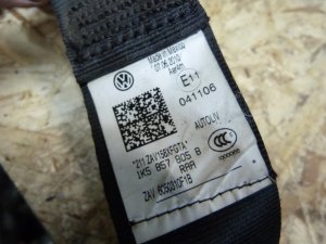 Ремень безопасности задний левый VW Jetta 2006-2011 — фото 6