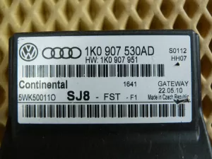 Блок электронный VW Jetta 2006-2011 (БЛОК УПРАВЛЕНИЯ МЕЖСЕТЕВЫМ ИНТЕРФЕЙСОМ 1K0907530AD) — фото 3