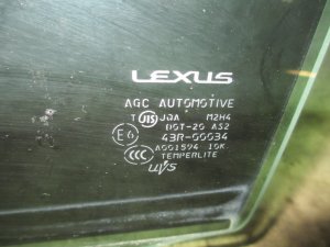 Стекло двери задней левой Lexus RX 300/330/350/400h 2003-2009 (6810448120) — фото 3