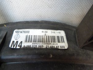 Диффузор в сборе с вентилятором Renault Clio III 2005-2012 — фото 6
