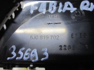 Дефлектор воздушный Skoda Roomster 2006-2015,Fabia 2007-2015 (ПРАВЫЙ В ТОРПЕДО 5J0819702C9B9) — фото 5