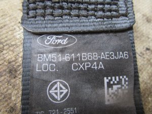 Ремень безопасности задний левый Ford Focus III 2011-2019 (BM51611B68AE3JA6) — фото 3