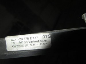 Бархотка стекла двери задней правой наружная VW Passat [B6] 2005-2010 (УНИВЕРСАЛ ХРОМ 3C9839476E) — фото 3