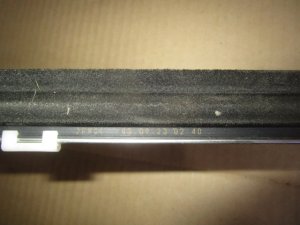 Бархотка стекла двери задней правой наружная Lexus GS 300/400/430 2005-2011 (ХРОМ 7573030360) — фото 2