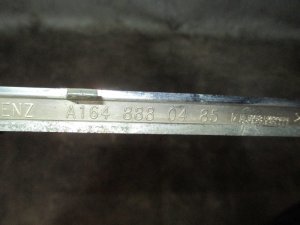 Молдинг решетки радиатора правый средний Mercedes Benz W164 M-Klasse (ML) 2005-2011 (ДО 2008 A1648880485) — фото 4