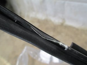 Бархотка стекла двери задней правой наружная VW Tiguan 2007-2011,Tiguan 2011-2016 (НЕ ХРОМ 5N0839478A5AP) — фото 3