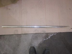 Бархотка стекла двери передней правой наружная VW Passat [B6] 2005-2010 (ХРОМ 3C4837476D) — фото 1
