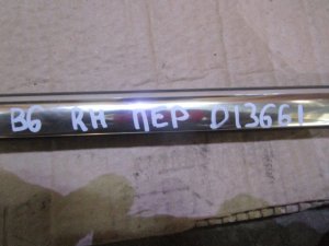 Бархотка стекла двери передней правой наружная VW Passat [B6] 2005-2010 (ХРОМ 3C4837476D) — фото 2