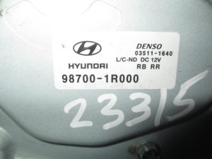 Моторчик стеклоочистителя задний Hyundai Solaris 2010-2017,Accent II (+ТАГАЗ) 2000-2012 (987001R000) — фото 3
