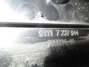 Накладка переднего бампера под номер BMW X3 F25 2010-2017 (51117237944) — фото 3
